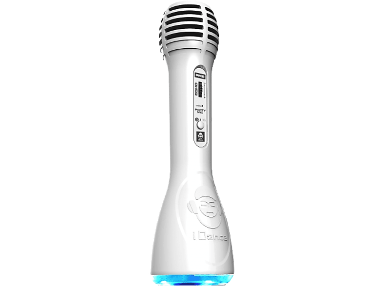 IDANCE Microfoon All in one Draadloos Karaoke Wit (IDAPM6WH)