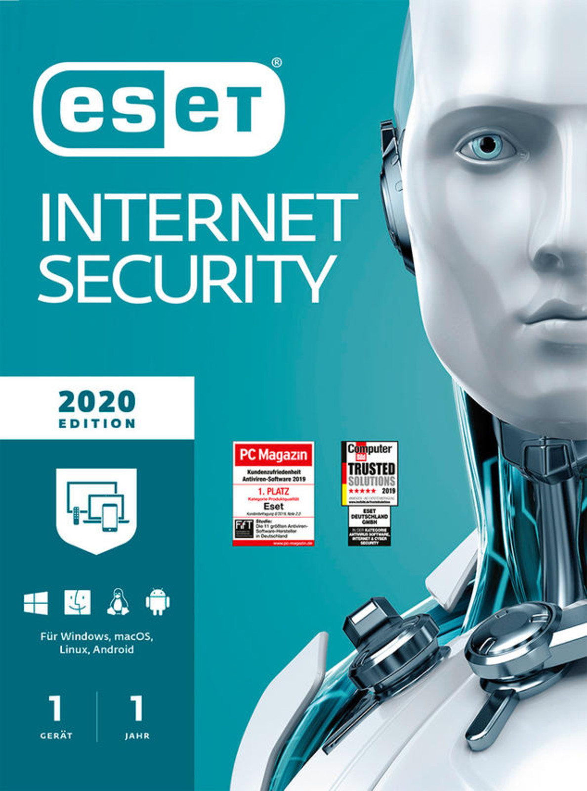 ESET Internet Security 2020 Edition 1 User (Code In A Box) | EBay