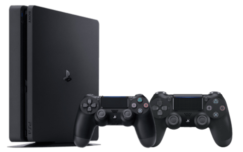 Consola - PS4 Slim de 1 TB + 2 DualShock 4