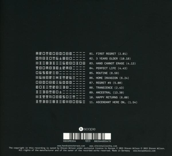Blu-ray - Steven - Hand.Cannot.Erase Wilson (CD Disc) +