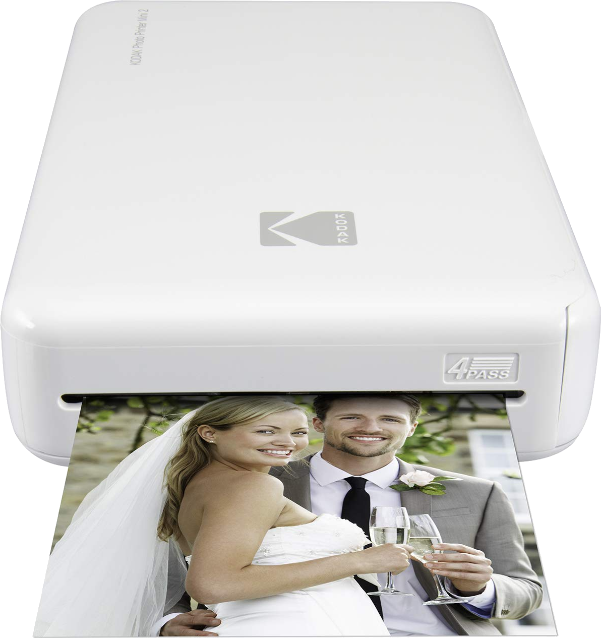 KODAK Sofortbild Fotodrucker Photo Printer Mini 2 weiß