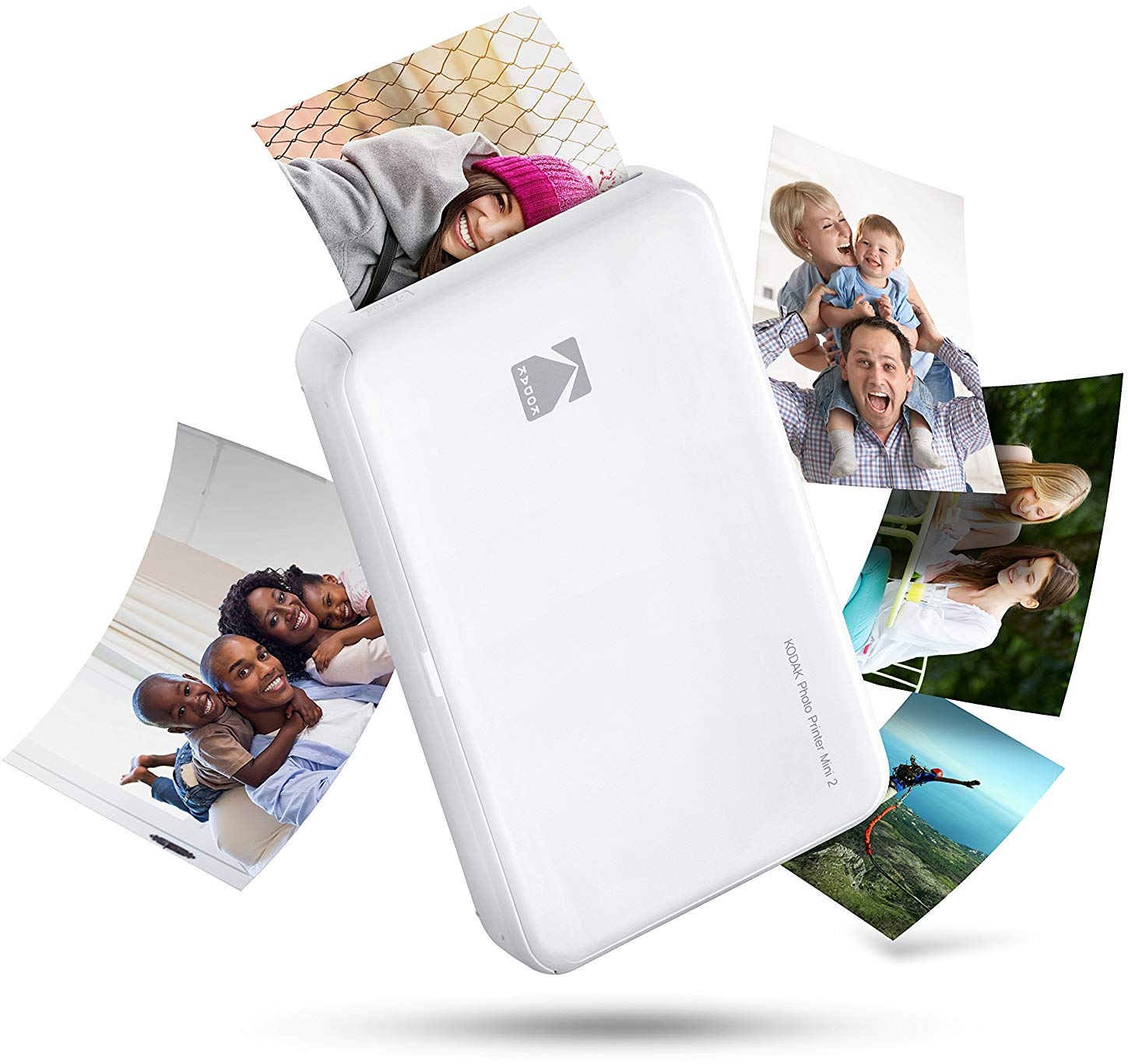 KODAK Sofortbild Fotodrucker Photo Printer Mini 2 weiß