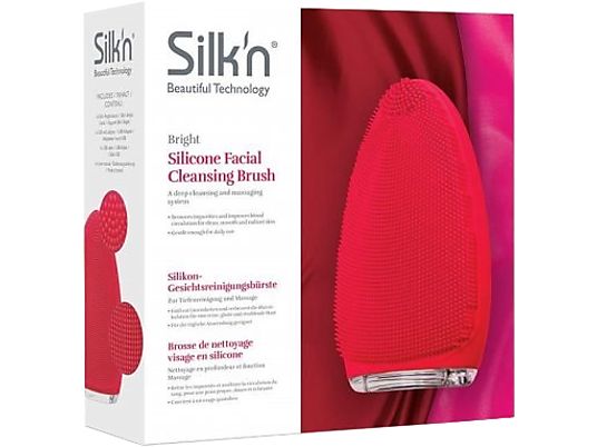 SILKN FB1PE Bright - Spazzole per la pulizia del viso (Rosso)