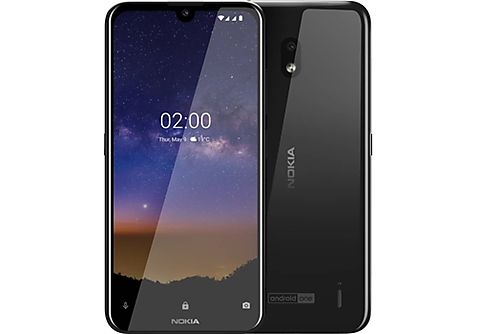 Móvil - Nokia 2.2, Negro, 16 GB, 2 GB RAM, 5.71", Helio A22, 3000 mAh, Android