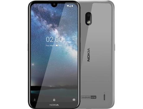 Móvil - Nokia 2.2, Gris, 16 GB, 2 GB RAM, 5.71", Helio A22, 3000 mAh, Android