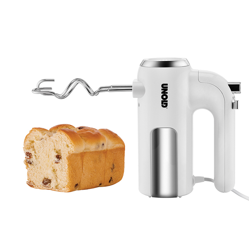 UNOLD 78710 Handmixer Weiß/Chrom (450 Watt)