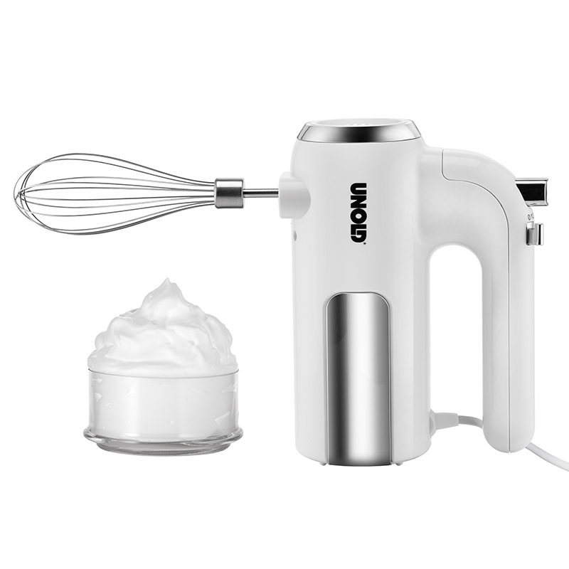 UNOLD 78710 Handmixer Weiß/Chrom (450 Watt)