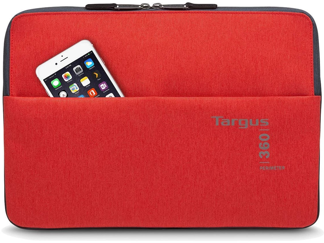 TARGUS TSS94903EU Notebooktasche Sleeves für Universal Polyester / PU, Rot
