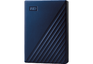WD My Passport for Mac Festplatte, 4 TB HDD, 2,5 Zoll, extern, Blau