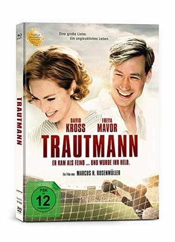 DVD-Hülle mit Filmposter. Das Cover zeigt ein Paar und den Titel 'Trautmann'.