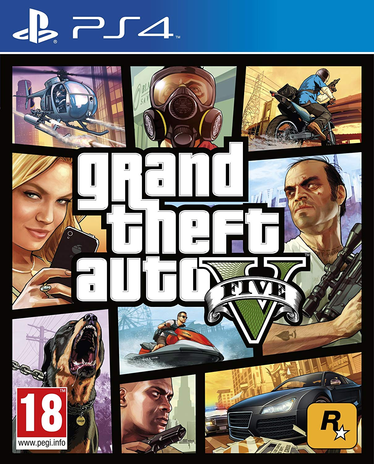 Consola - PS4 Slim de 1 TB + Grand Theft Auto V (GTA V)