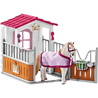SCHLEICH HC Pferdebox mit Lusitano Stute Spielfigur, Mehrfarbig