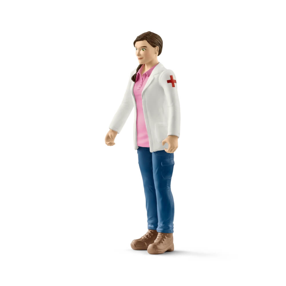 SCHLEICH HC Mobile Tierärztin m.Hannoveraner Fohl Spielfigur Mehrfarbig