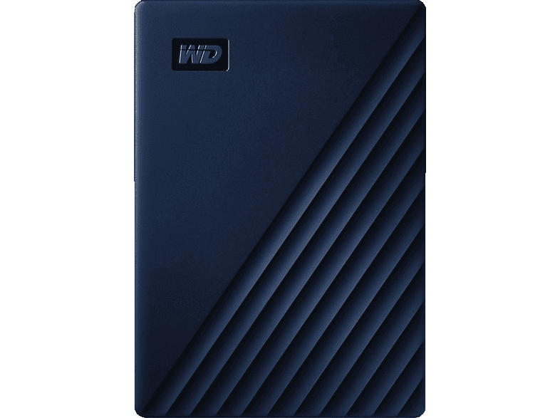 WD My Passport for Mac Festplatte, 5 TB HDD, 2,5 Zoll, extern, Blau