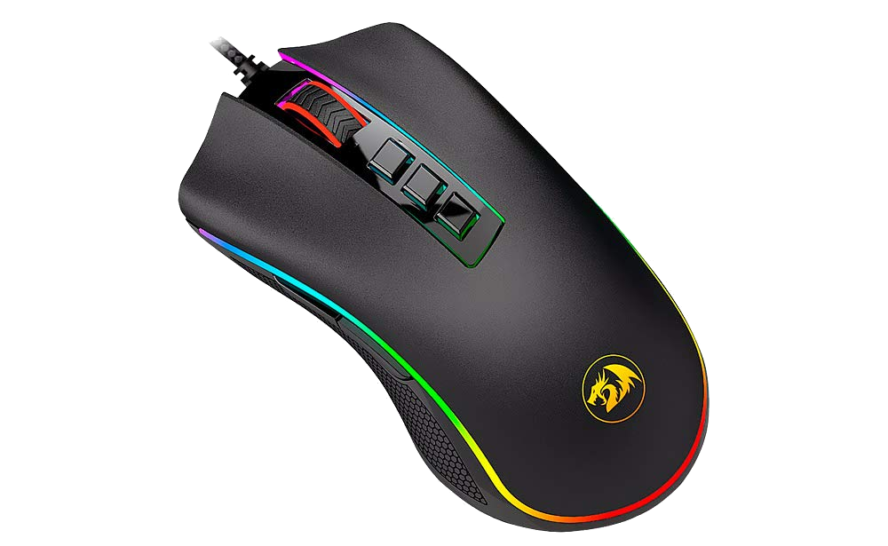 REDRAGON M711 Cobra Gamer Egér, Fekete