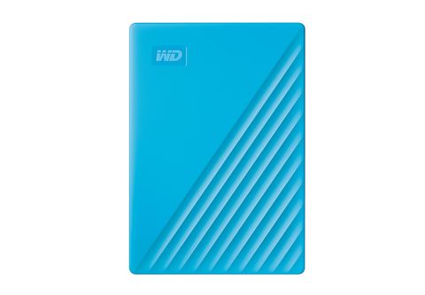 Festplatte WD My Passport Festplatte, 2 TB HDD, 2,5 Zoll, extern, Blau |  MediaMarkt