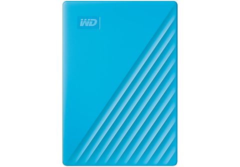 Festplatte WD My Passport Festplatte, 2 TB HDD, 2,5 Zoll, extern, Blau |  MediaMarkt