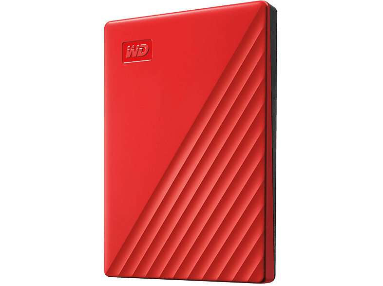 WESTERN DIGITAL 2TB WD My Passport externe Festplatte USB 3.0 (mit Software für Sicherung und Passwortschutz) Rot — Foto 2 von 5