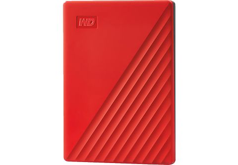 Festplatte WD My Passport Festplatte, 2 TB HDD, 2,5 Zoll, extern, Rot |  MediaMarkt