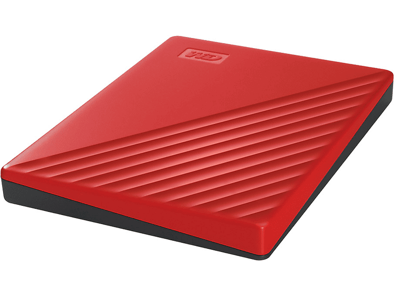 WESTERN DIGITAL 2TB WD My Passport externe Festplatte USB 3.0 (mit Software für Sicherung und Passwortschutz) Rot — Foto 4 von 5