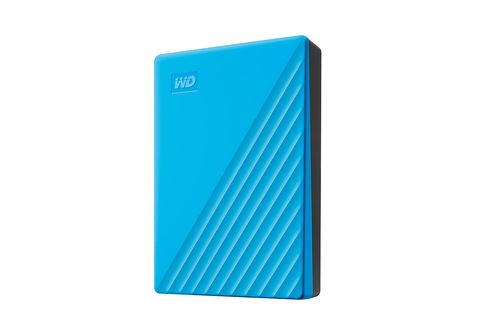 WD My Passport Festplatte, extern, | 4 Blau TB kaufen Blau SATURN 4 HDD, Festplatte 2.5 2,5 Zoll, in