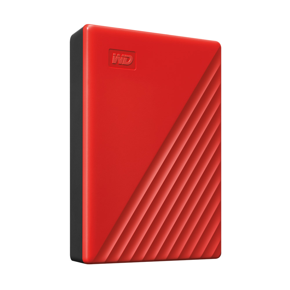 4 My TB Rot HDD, extern, 2,5 Zoll, Festplatte, Passport WD