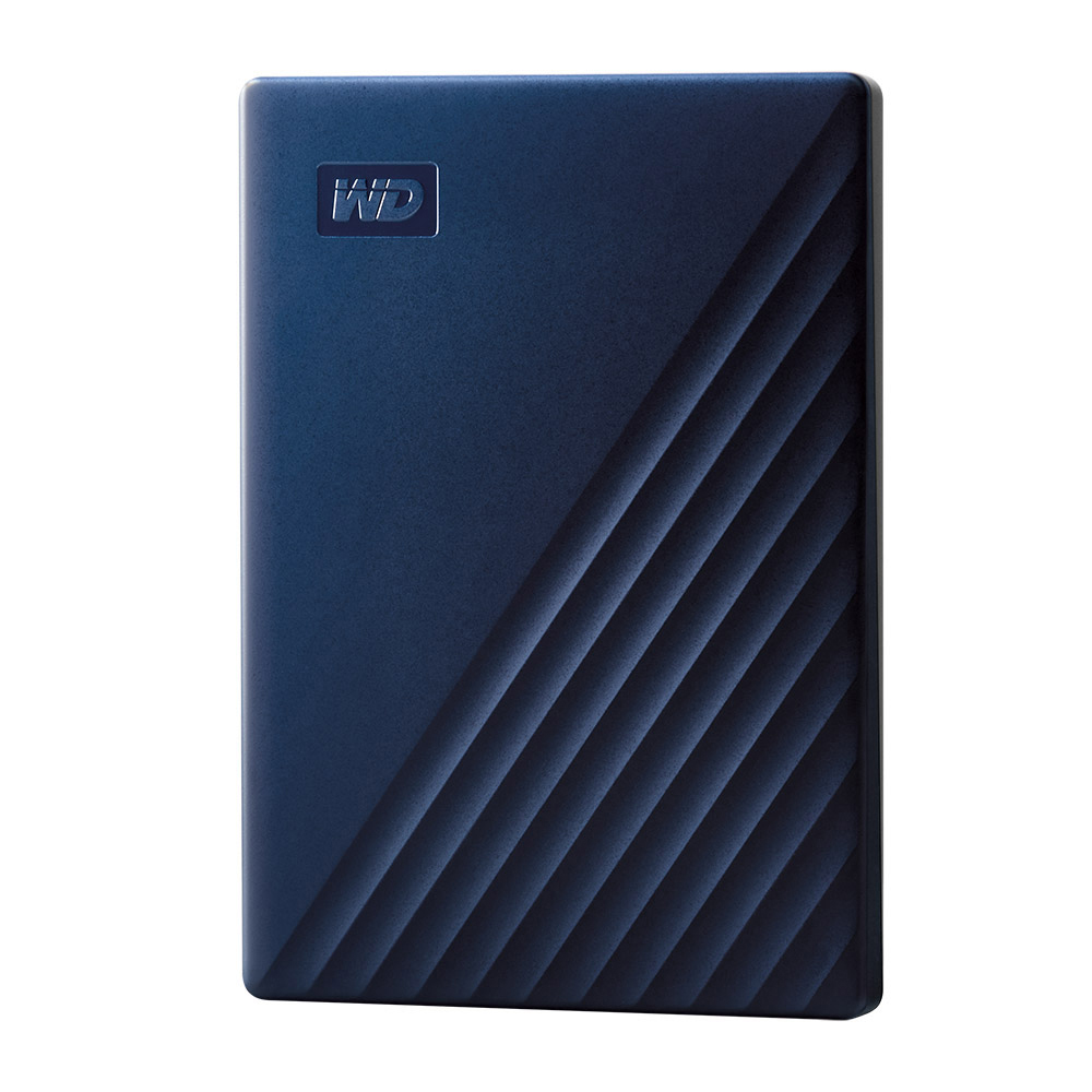 WD My Passport extern, 2 Zoll, for Mac Festplatte, 2,5 TB Blau HDD