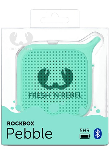 FRESH ‘N REBEL Rockbox Pebble Bluetooth Lautsprecher, Türkis