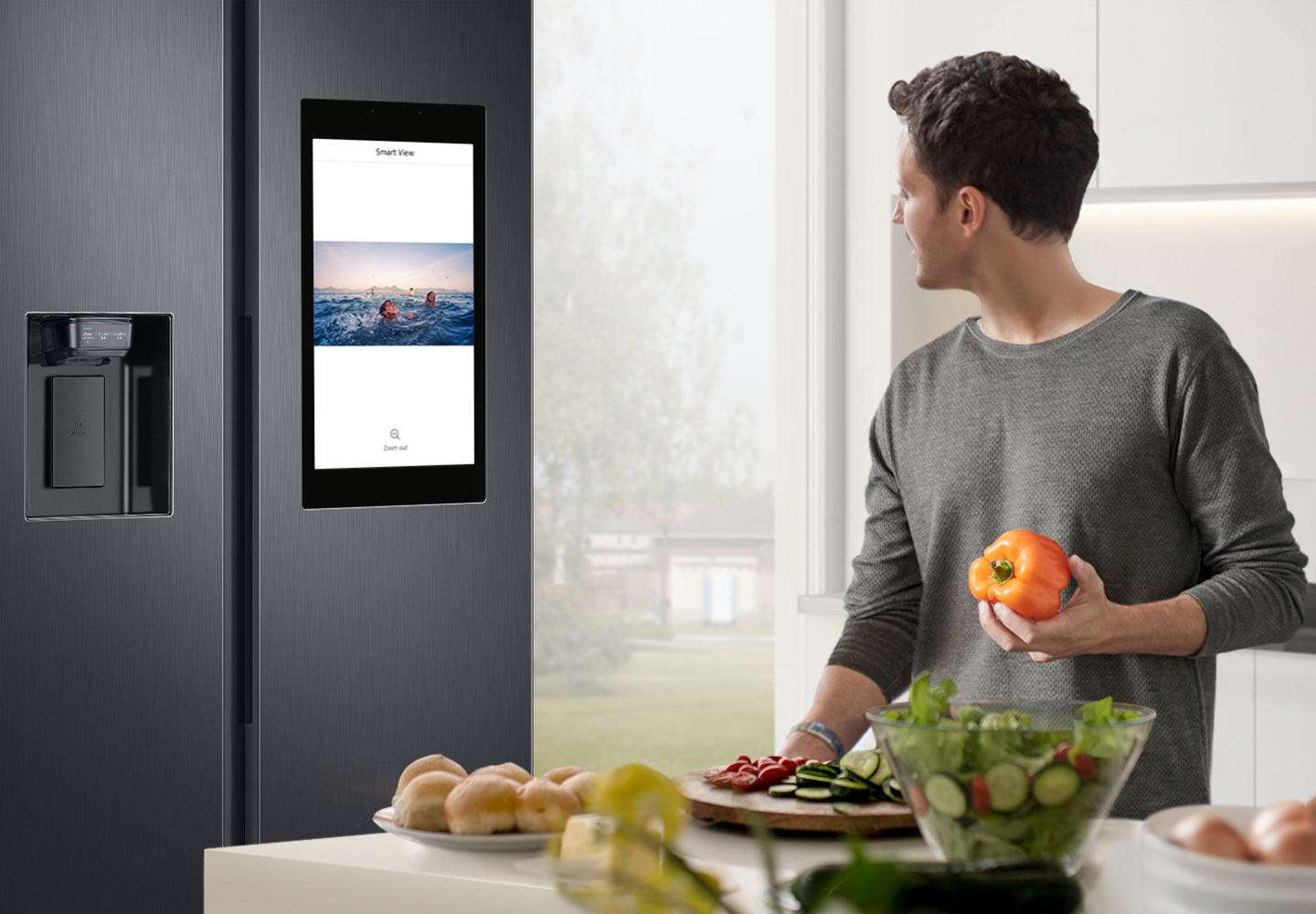 SAMSUNG RS68N8941SL Family Hub