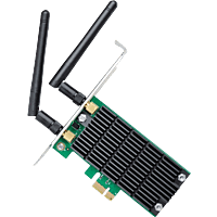 TP-LINK WLAN Adapter AC1200 DualBand Desktop, 2.4GHz/5GHz WLAN, PCIe x1 (Archer T4E)