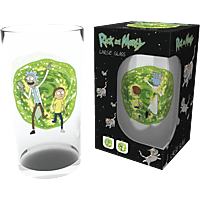 EMPIRE Rick and Morty - Portal - Glas Glas, Mehrfarbig