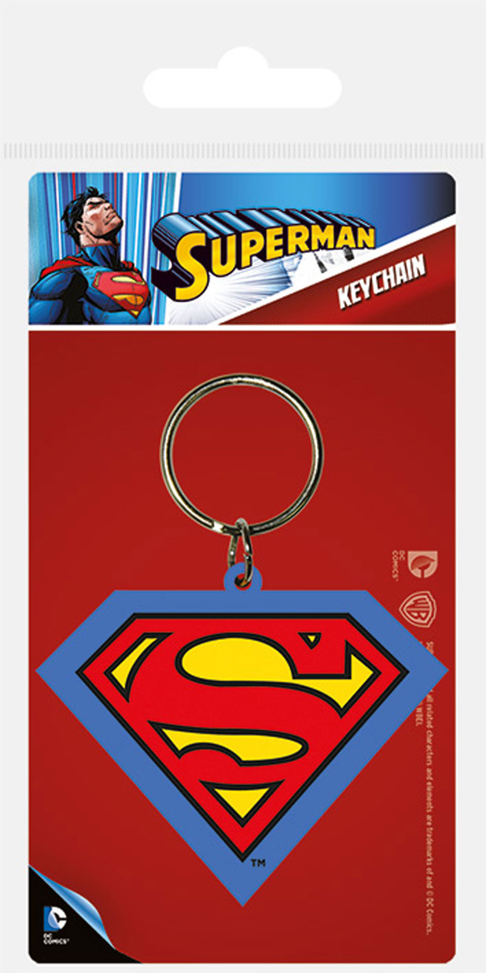 Superman EMPIRE Schlüsselanhänger - - Shield Schlüsselanhänger Gummi
