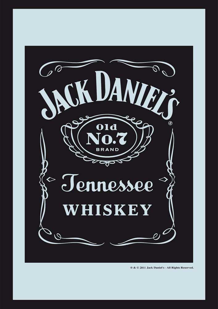 EMPIRE Jack Daniels - Spiegel - Bedruckter Logo Spiegel