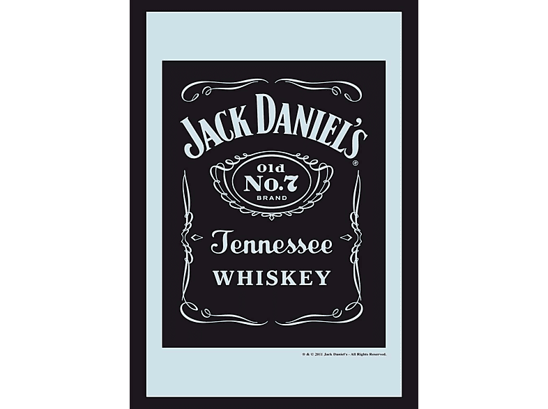 EMPIRE Jack Daniels - Spiegel - Bedruckter Logo Spiegel