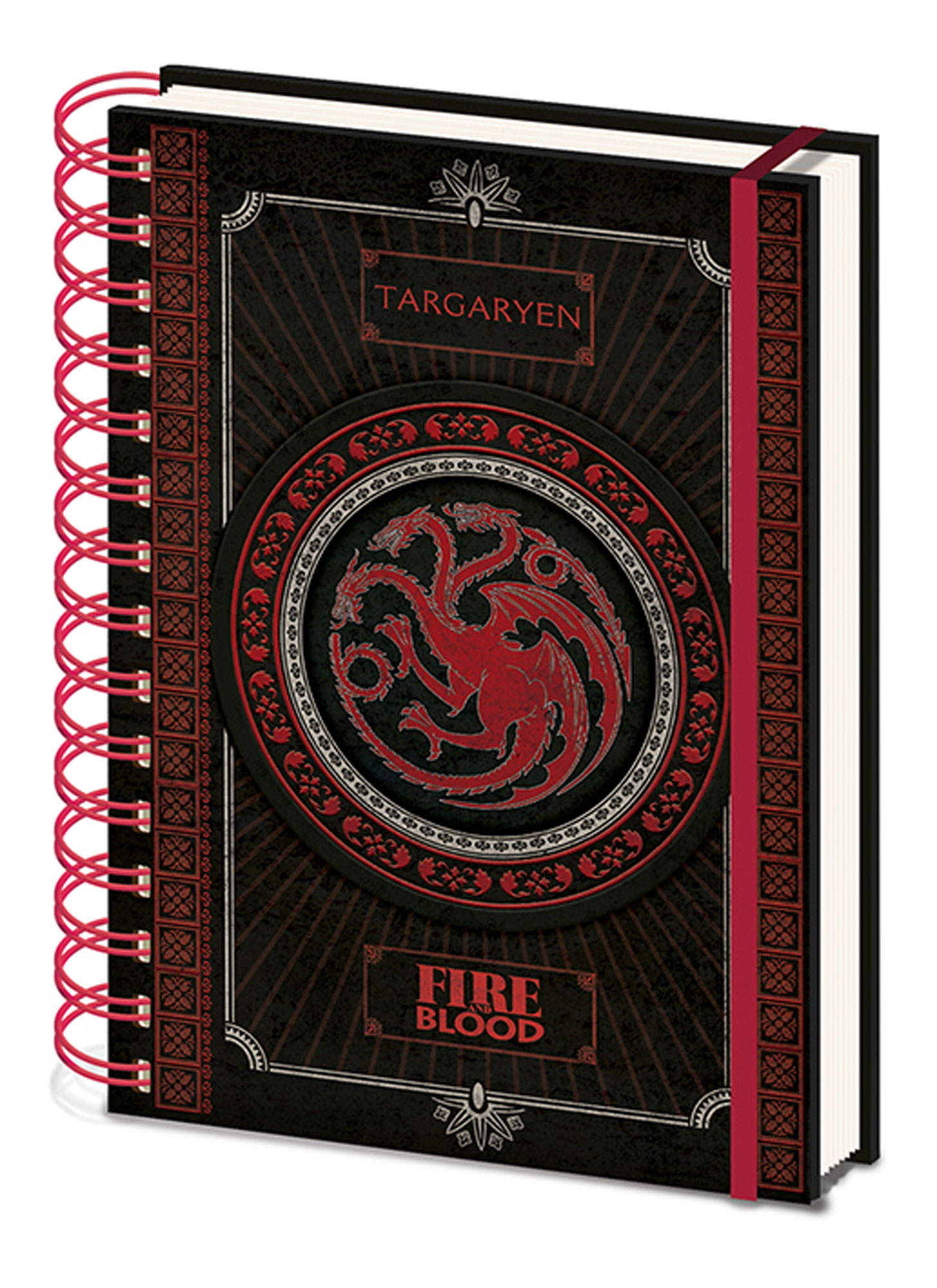 EMPIRE Game Of Thrones Fire Targaryen - & Blood - Lizenz-Notizbuch - Notizbuch