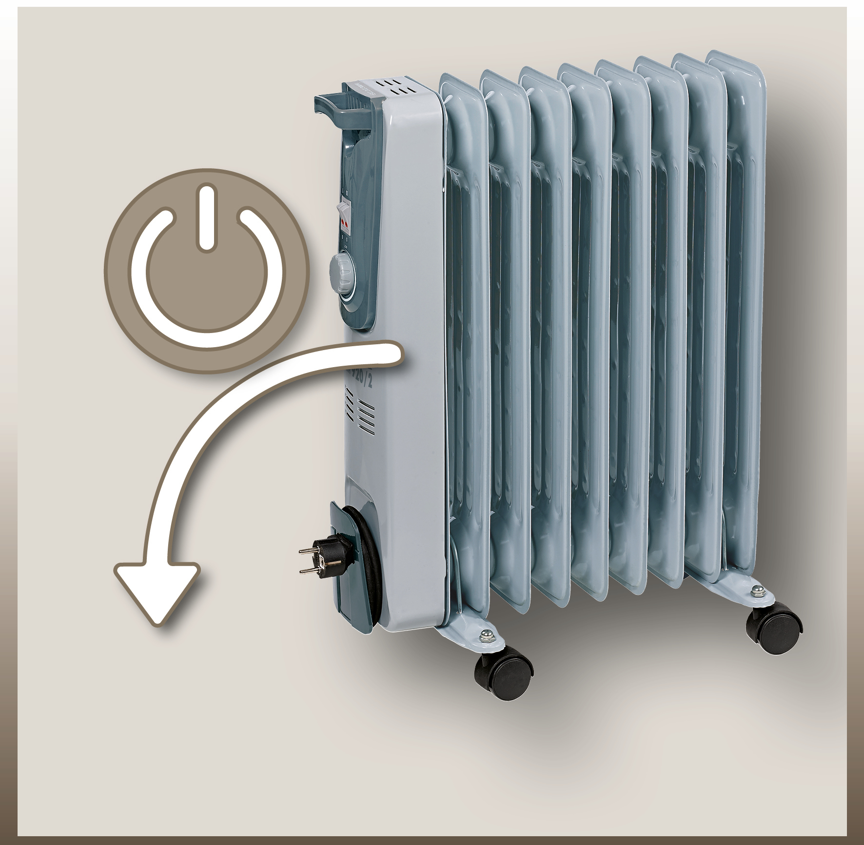 EINHELL Einhell MR 920/2 Ölradiator Radiator (2000 Watt)