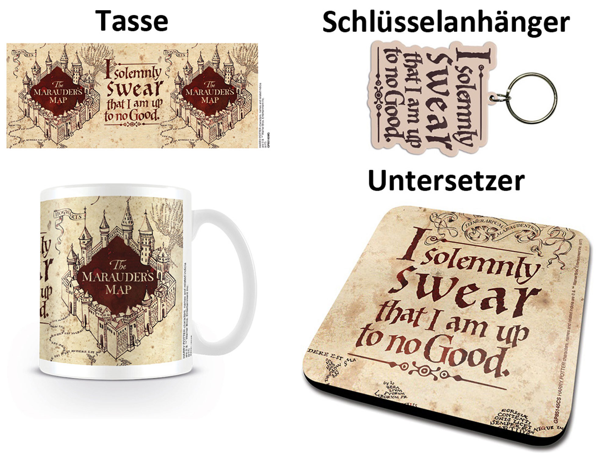 EMPIRE Harry Potter - Marauders Map - Geschenk-Set Geschenk-Set
