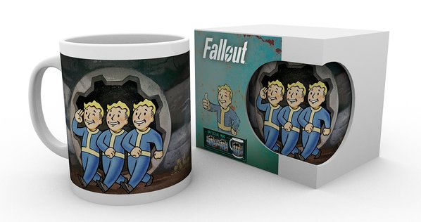 - Keramik-Tasse EMPIRE Tasse 76 Lizenz Fallout - - Vault Boys