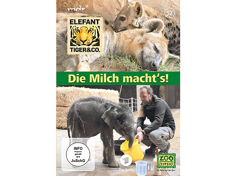 Elefant, Tiger & Co. macht\'s! DVD Die 52 Milch