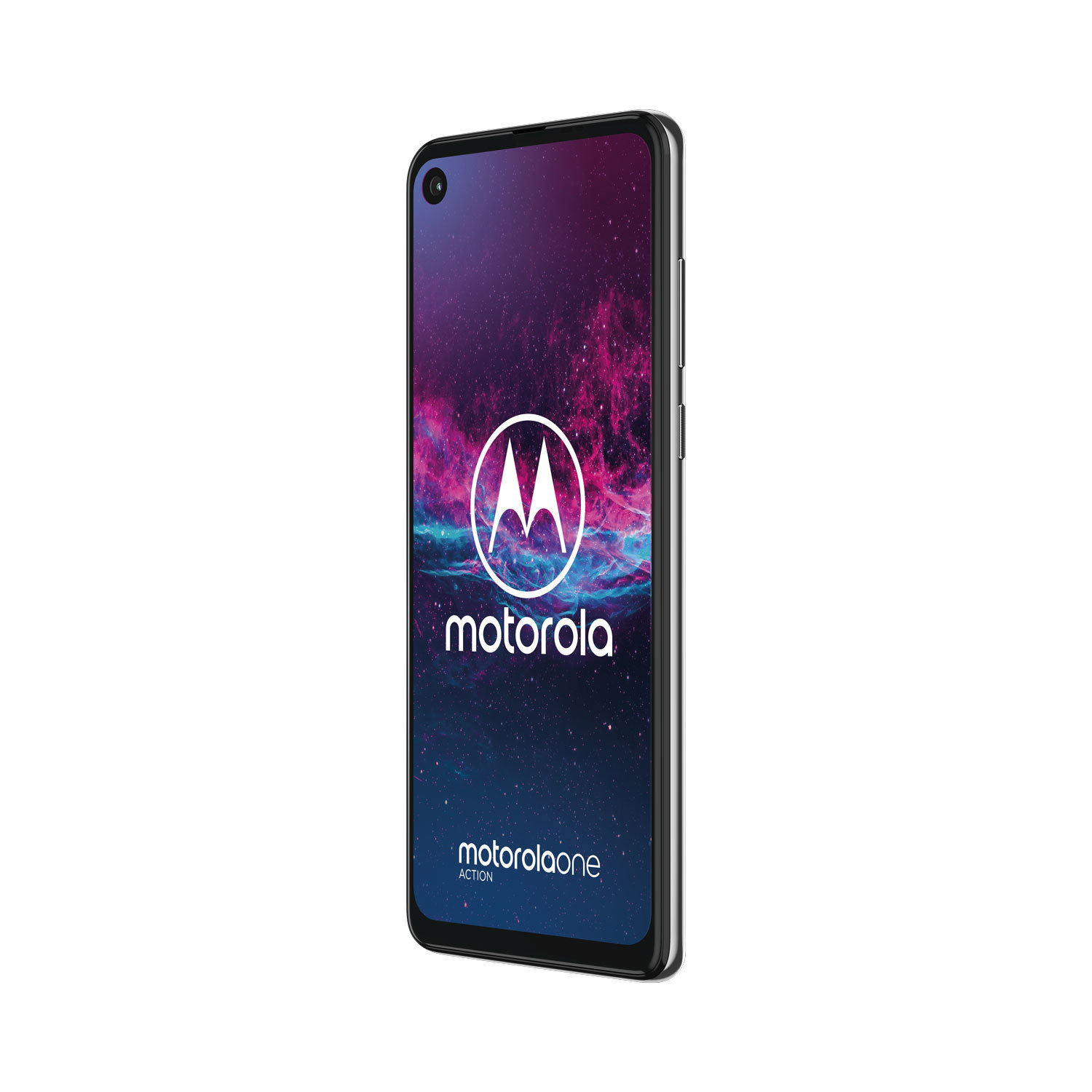 MOTOROLA One Action 128 GB Weiss Dual SIM