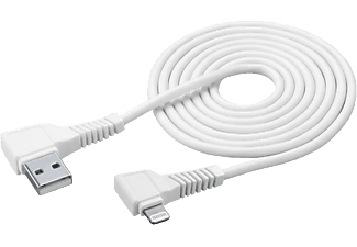 CELLULARLINE USB-kabel - Lightning PractiCable 2 m Wit (USBDATALCMFI2MW)
