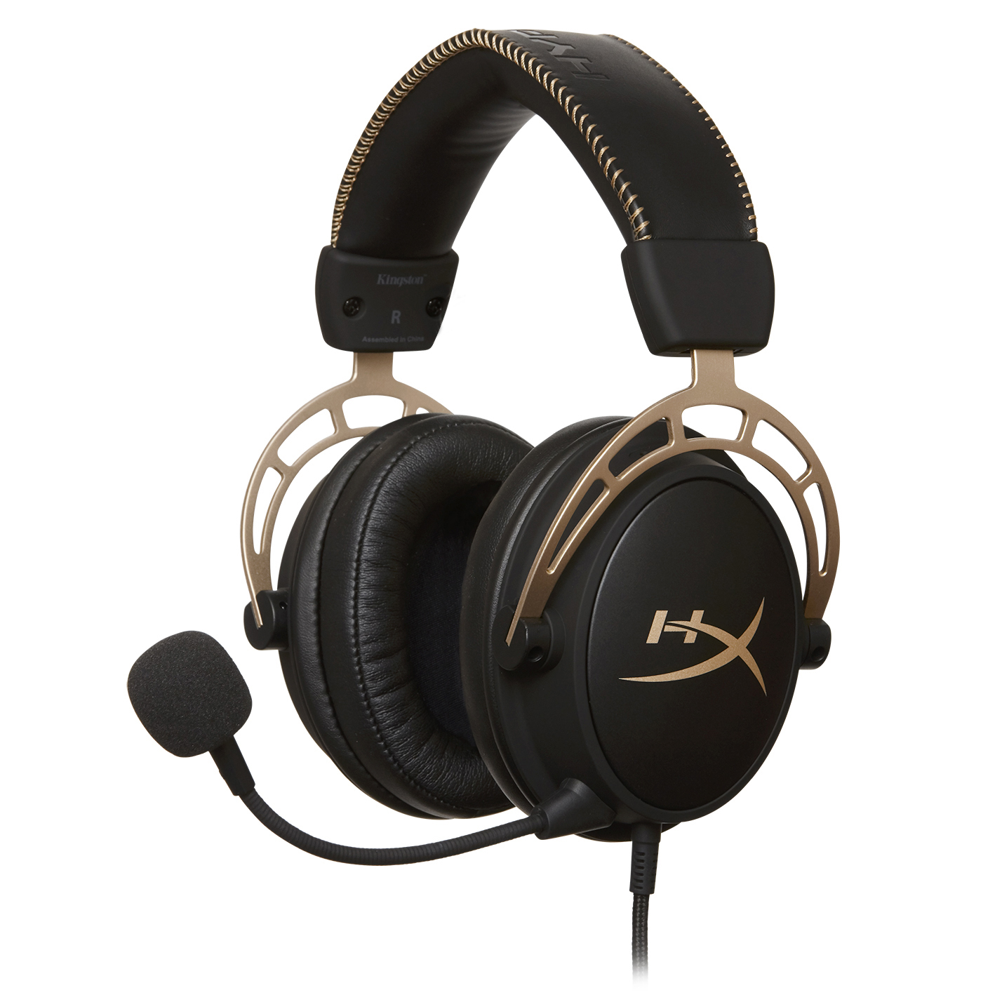HYPERX Cloud Alpha, Over-ear Gaming Headset Schwarz/Gold