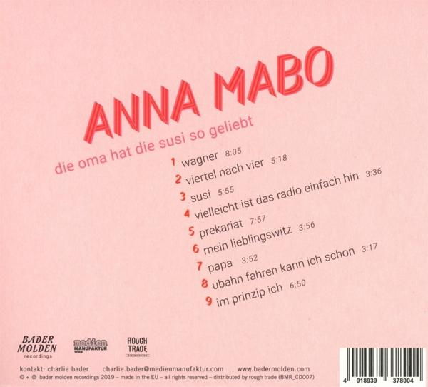 Anna Mabo - Die Oma Hat Die Susi So Geliebt  - (CD)