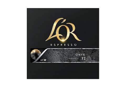 Cápsulas de café  L'OR Espresso Onyx 20, 20 cápsulas, Compatibles