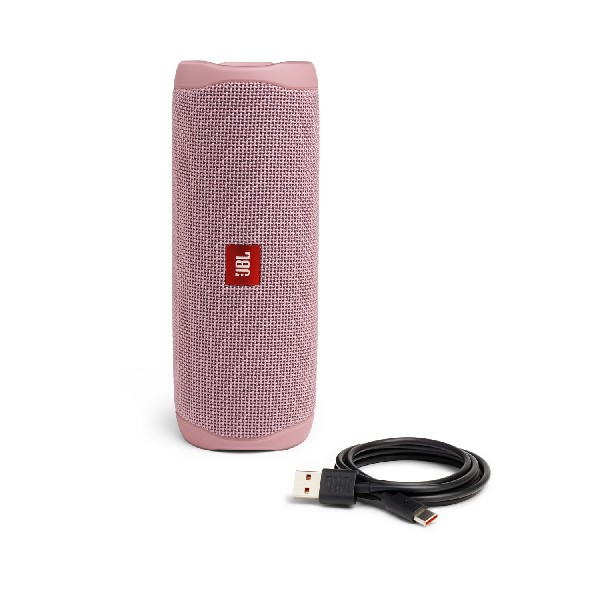 Altavoz inalámbrico - JBL Flip 5, 20 W, Autonomía 12h, Resistente al agua, Rosa