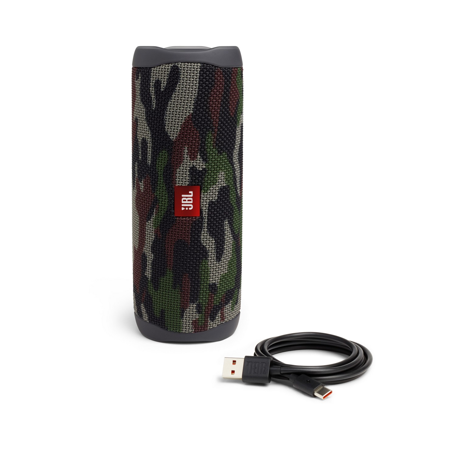 Altavoz inalámbrico - JBL Flip 5, 20 W, Autonomía 12h, Resistente al agua, Camuflaje