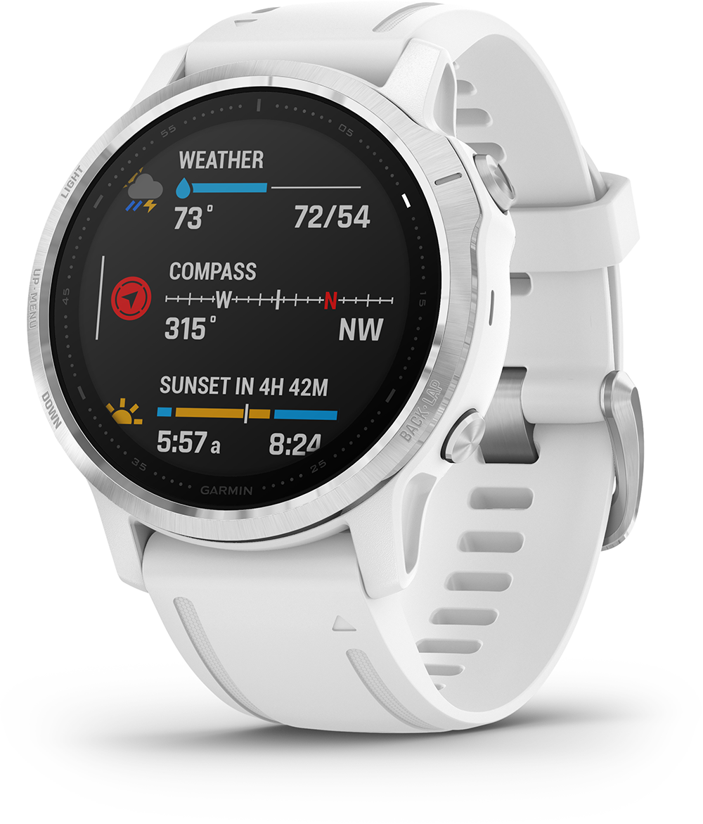 GARMIN fenix 6S 42 mm Wit/Zilver