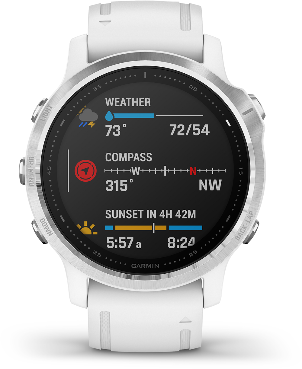 GARMIN fenix 6S 42 mm Wit/Zilver