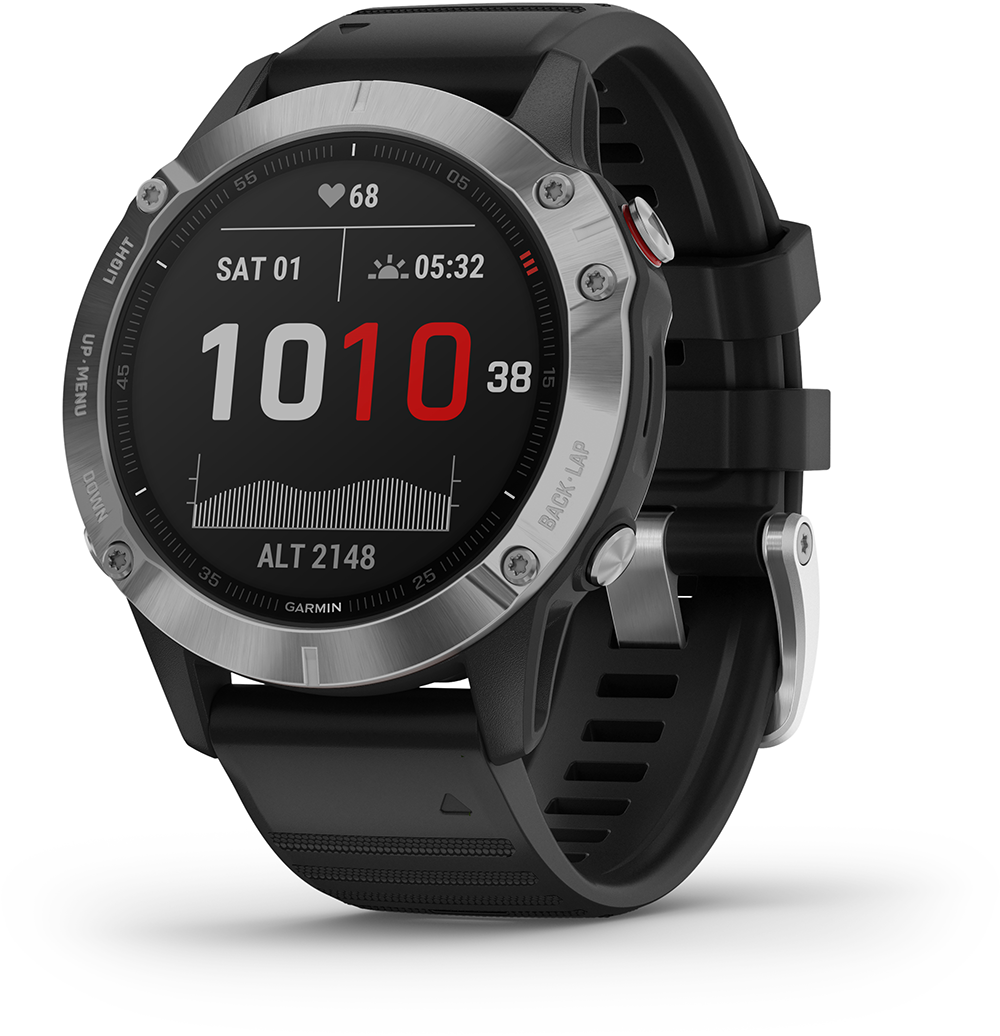 GARMIN fenix 6 47 mm Zwart/Zilver