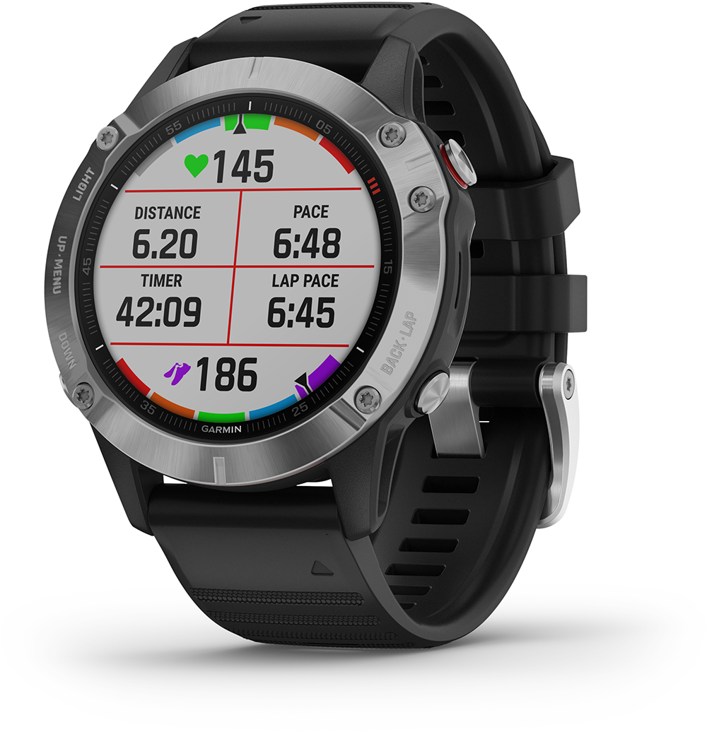 GARMIN fenix 6 47 mm Zwart/Zilver